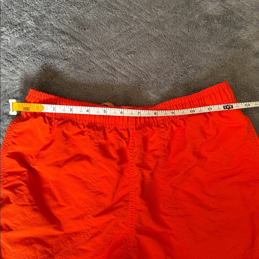 Patagonia Swim Trunks Shorts Lined Pockets Orange Kids XL Netplus Shells